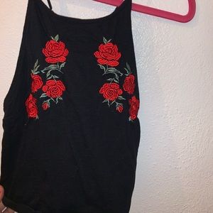 Roses Crop Top